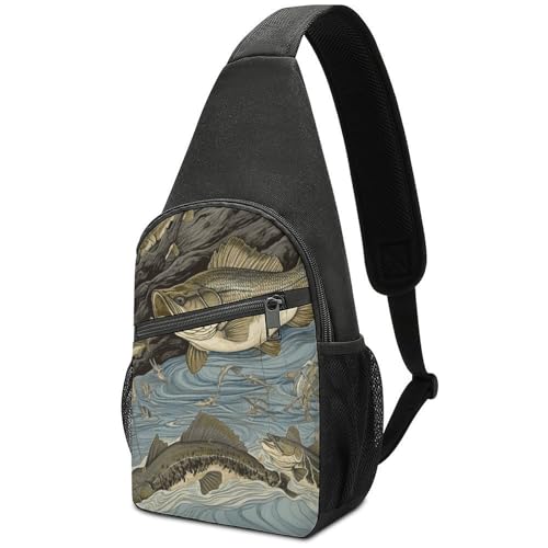 Bolso Sling Ligero para Senderismo y Viaje miniatura 1