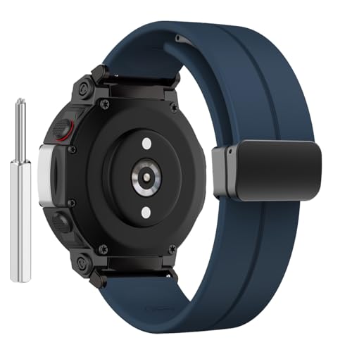 Image of YODI Strap Band Compatible with Amazfit T-Rex 2 Smartwatch Only Soft Silicone | Nylon | Chain | Leather Watch Straps with Installation Adjuster Tool For Amazfit TRex 2