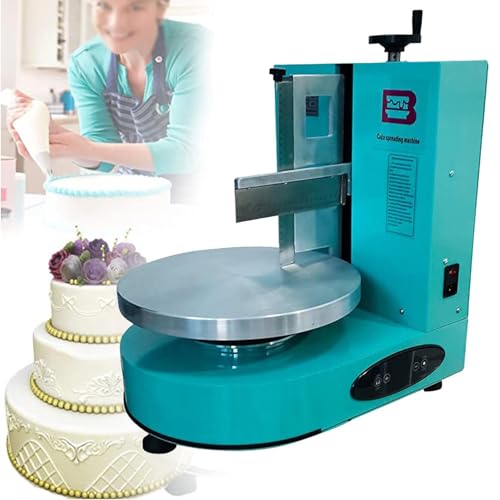 Máquina de decoración de tartas, herramienta portátil para alisar glaseado para pasteles de 6 a 14 pulgadas, equipo ajustable para raspar y revestimiento de pasteles para hornear y celebraciones de