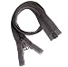 Zipper 60" Inch YKK, Black, #10, Seperating Zipper, Double Metal Slider, Boat Canvas
