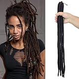 Installation facile pour les débutants : chaque mèche est pré-bouclée pour faciliter l'installation. Les dreads ont un excellent tombé et ne s'emmêlent pas pendant l'installation