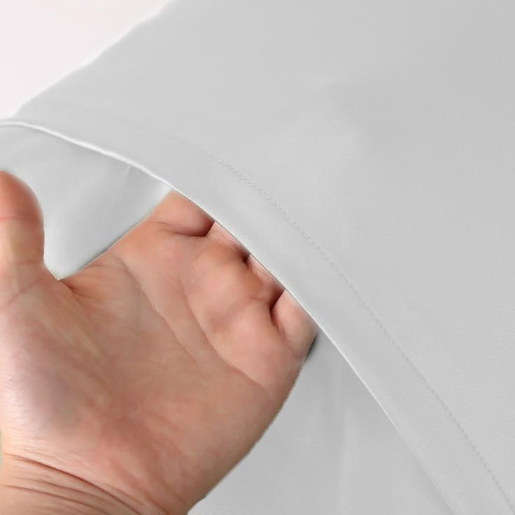 Miniatura 4 de Linenwalas - Juego de sábanas de bambú refrescantes, ajustables, 5 piezas, suaves, de 1800 hilos, bolsillo profundo de 16 pulgadas, transpirables,