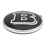 57mm車フロント フード エンブレム ステッカー ブラバス ロゴ カバー ボンネット バッジ デカール用のW463 G800 W204 W205 W212 W177 CLS CLA GLA GLC GLE GLSアクセサリー