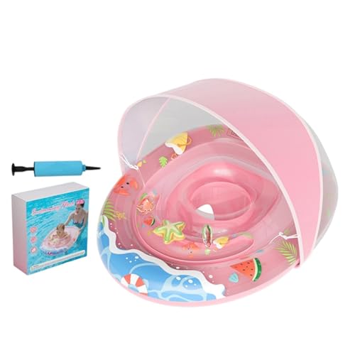 Flotadores para Piscinas - Anillos de natación, Inflable | Flotadores inflables para Piscina, Flotador de Agua antivuelco con Dosel para río, en la Playa al Aire Libre, Verano, Lago, niñ