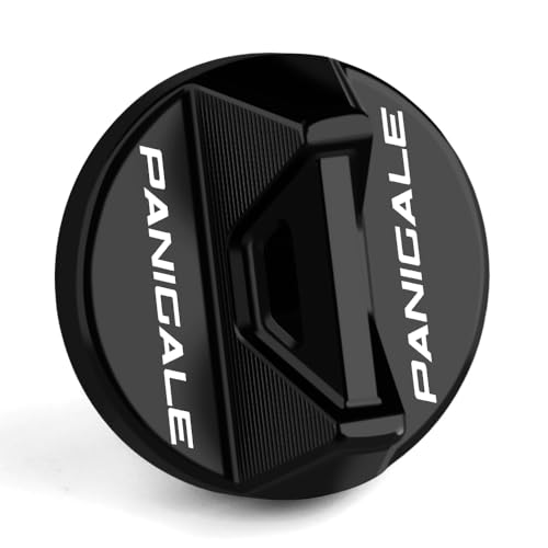 Modeer Motorrad Motor Öleinfülldeckel Kompatibel mit Du&cati Panigale V4/S 2022 2023 2024 V4 1100/SP/SP2 V4 R/1100 V4 S/1100 Zubehör (Schwarz)