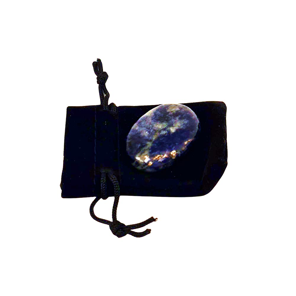 VIE Naturals Worry Thumb Stone, Lapis Lazuli, One