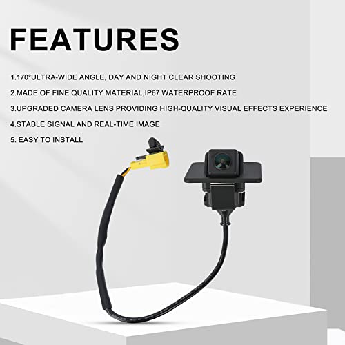 Image of 95760-2T001 Arokzn Rear View Back Up Camera Compatible with Kia Optima Hybrid 2.0 2.4 2011 2012 2013 Replaces# 957602T101 95760-2T101