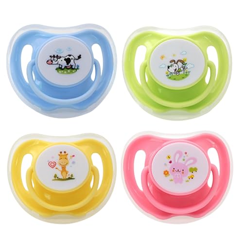 Katzen Schnuller | Katzen Und Hunde Beruhigungssauger,4 Stück Silikon Beissring Kaumaterial Mit Aufbewahrungsbox Für Schlafenszeit Reisen Autofahrten