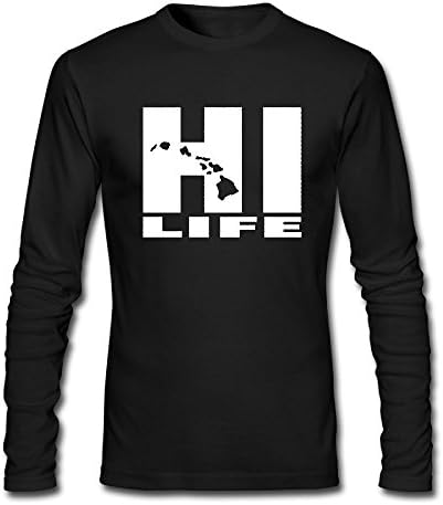 Men's Long-sleeve Shirt - Hawaii Hi Life Beautiful Art