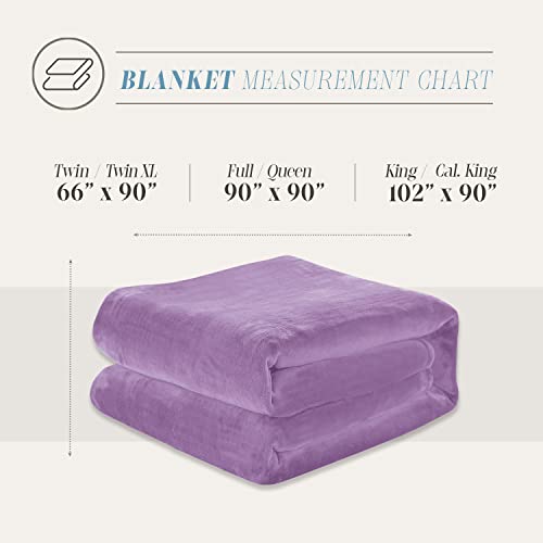 Couverture haut de gamme aspect velours toucher ultra pelucheux pour grand lit - 4