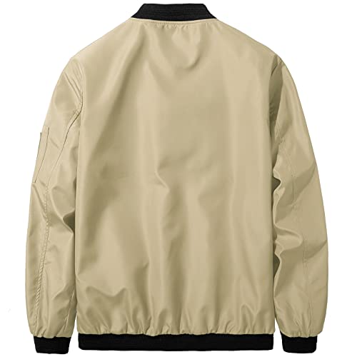 Windbreaker Jackets For Men,Slim Fit Lightweight Windproof Sportwear Mens Bomber Jacket Casual #TOP1