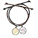 DIYthinker Le marbre ceramictile modèle 4 réfrigérés Bracelet Corde Main Chaîne Bracelet Cuir Princesse