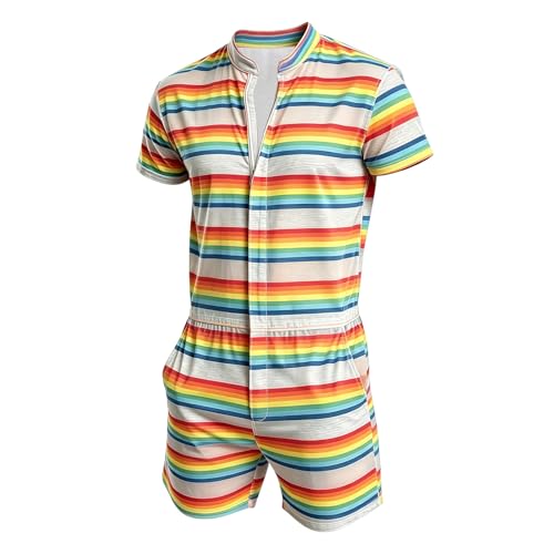 Mono corto de manga corta hombre moda vacaciones cómodo casual 2