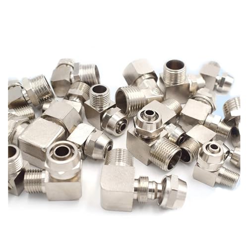 Conector neumático rápido for manguera aire PL 4-M6 con rosca de precisión 4