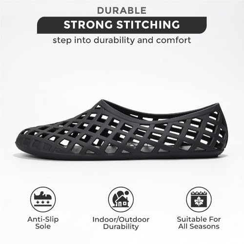 Project Cloud Jelly Shoes Women - Lightweight & Water-Resistant Women's Flats Sandals - Non Slip Womens Shoes - Perfect Summer Jelly Flats for Women 2025 (Jellz)3