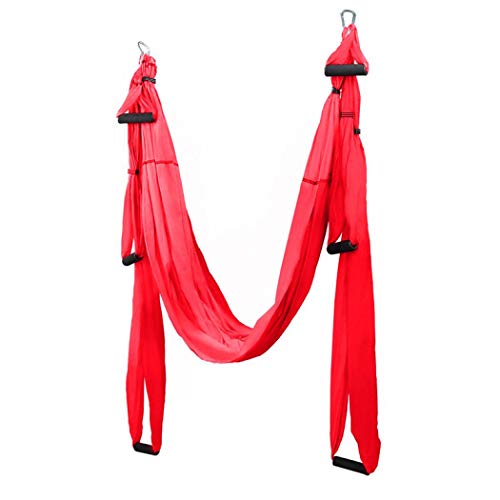 BWOLF Yoga Swing Set Sling Yoga Hammock Hanging Kit Trapeze Equipment Inversion Tool for Gym Home Fi BWOLF Yoga Swing Set Sling Yoga Hammock Hanging Kit Trapeze Equipment Inversion Tool for Gym Home Fi