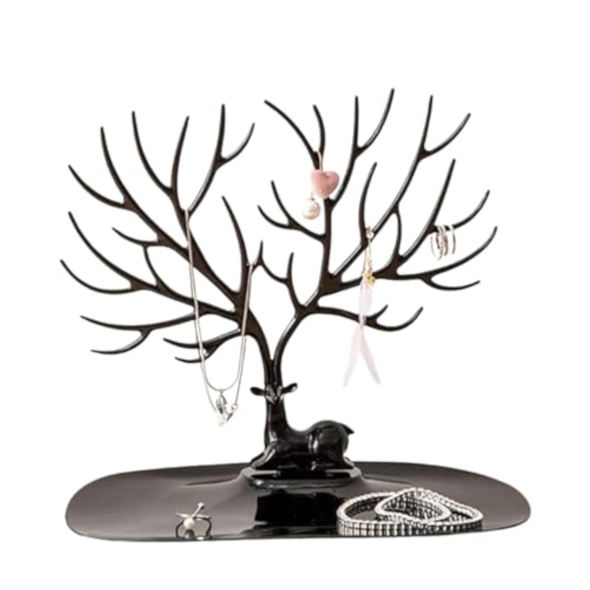 Plastic Deer Tree Style Jewellery Display Stand and Organizer