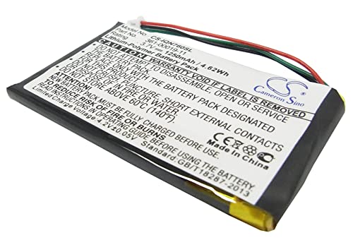 Cameron Sino Battery for Garmin Nuvi 3590, Nuvi 3590LMT, Nuvi 700 (3 Wires), Nuvi 710, Nuvi 710T, Nuvi 760, Nuvi 760T, Nuvi 765, Nuvi 765T 1250mAh