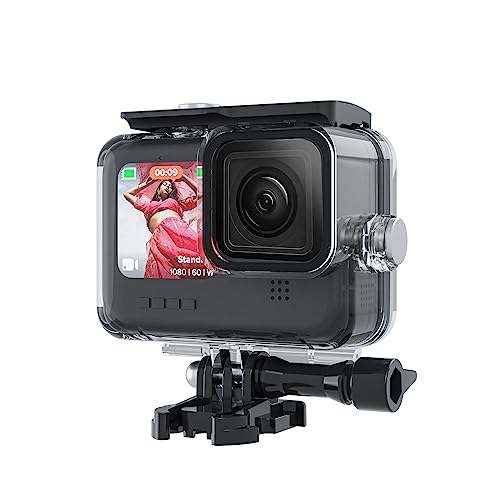 Adaptom Waterproof Case for GoPro Hero 11 Hero 10 Hero 9