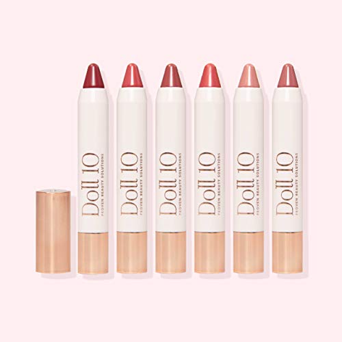 Doll 10 Champagne Kisses 6-Piece Lip Crayon Collection