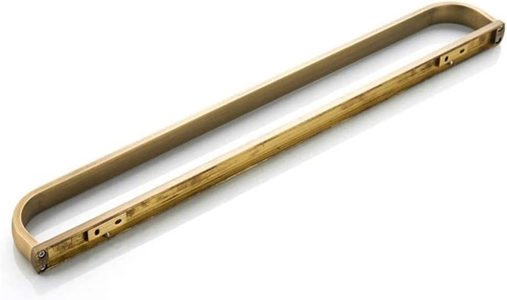 バスルーム用ステンレススチールタオルバー アンティーク真鍮タオルバー バスルームシャワー壁取り付け用