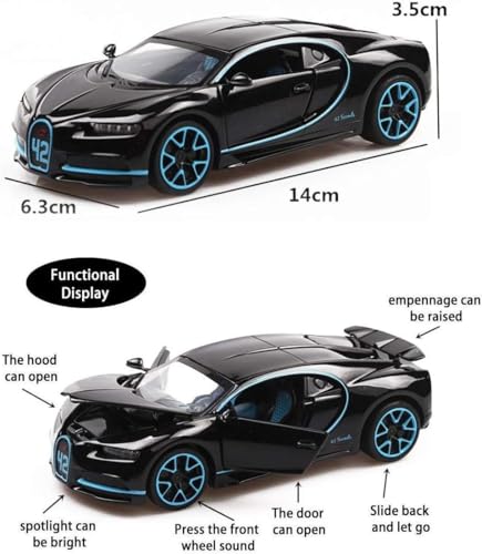 Modelo a escala 1:24 Maisto Bugatti Chiron edición especial en metal fundido miniatura 2