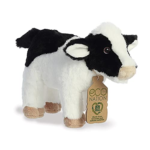 Peluche vache lavable Aurora Eco Nation 35026 idéale contre l'anxiété de séparation