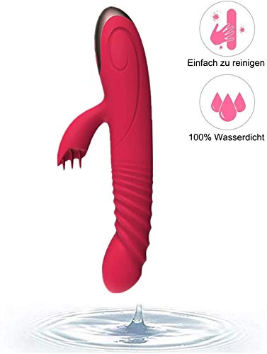 Brinquedos Sexuais Eróticos Estimulador Clitóris e Ponto G 8 modos de Vibração Para Mulheres