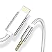 Produktbild Auto AUX Kabel für iPhone Audiokabel Aux Kabel auf 3.5mm Premium Audio für iPhone 11 Pro/XS MAX/XS/XR/X/7/7 Plus/8/8 Plus/iPad/Auto-Stereoanlagen/Kopfhörer/Lautsprecher für alle iOS Systeme(3.3ft)