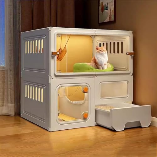 Dearolling�L�L���b�g �L �L�p �L�P �����p�A��^ DIY �L�p�͂��A�ʋC���ǍD�A�L�p�g�C���t���A1�`3 �C�̔L�ɍœK�ȉ^���ꏊ (2�i70*45*70cm,�C�G���[)