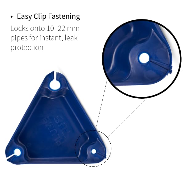 LavaTap Plumb Tub - Flexible Radiator Drain Tray, Plumbers Bucket & Water Catcher for Pipe Work, Blue - Image 4