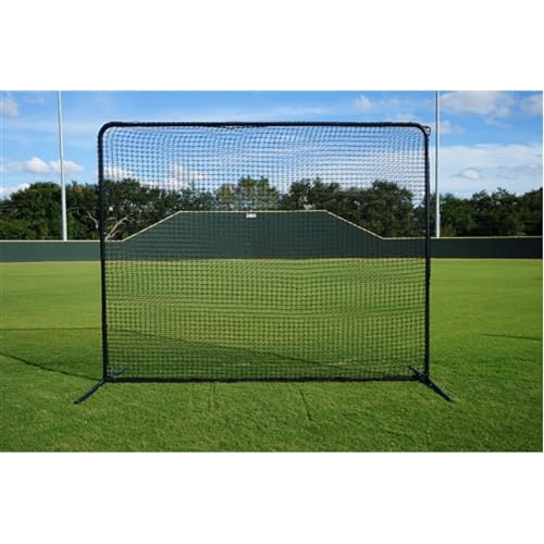 HOOPSKING Varsity 8 x 10 Field Screen - Protective Field Screen for Baseball Softball Infield and Pitching Practice