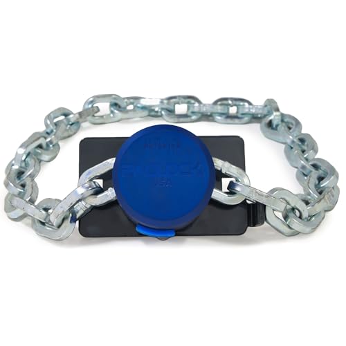 Image of PACLOCK's SR-6A Puck-Link, Keyed Different, with 8mm x 3' USA Square Chain