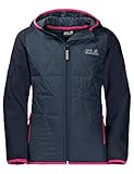 elastisch Jack Wolfskin Kinder G Grassland HYBRID JKT Freizeitjacke, Midnight Blue, 92