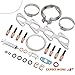A-Premium Turbocharger Gasket Kit Compatible with Chevrolet Cruze 2011-2015, Cruze Limited 2016, Sonic 2012-2019, Trax 2013-2019 & Buick Encore 2013-2019, 1.4L