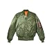 Alpha Industries Men's Ma-1 Flight Jacket,Sage Green,Medium
