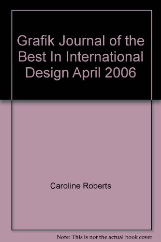Grafik Journal of the Best In International Design April 2006