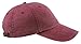 Adams Cap 6-Panel Low-Profile Washed Pigment-Dyed Baseball Cap, Burgundy, OS