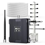 amplificador señal movil 4g [Toque 4G datos/voz]: El amplificador gsm de ORPEY amplifica la señal en 32X. la señal de su teléfono pasará de una débil barra de 1~2 a una barra de 3~5. tendrá una voz estable, vídeo suave y verdaderas velocidades de descarga. También admite múltiples usuarios/dispositivos.
