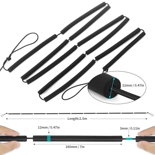 image for Vefungyan High Jump Training Equipment Crossbar: Elastic Foam Cord Bun