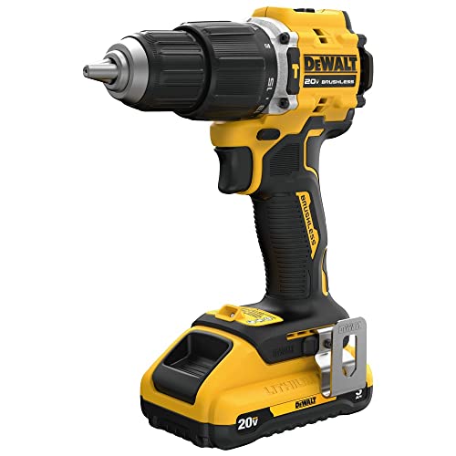 Image of ATOMIC 20-Volt Lithium-Ion Cordless 1 /2 in. Compact Hammer Drill with 3.0Ah Battery, Charger and Bag
