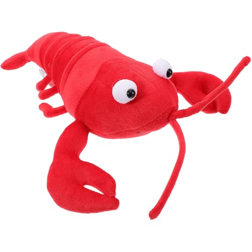 Peluche homard 30 cm en tissu doux et oreiller décoratif