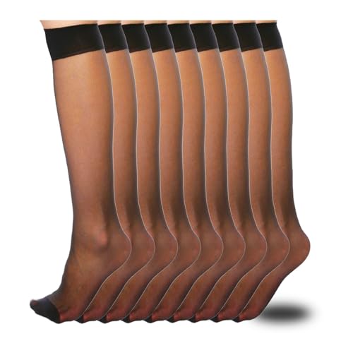 Image of HA WA Women's Knee High Stocking Nylon Pantyhose Socks