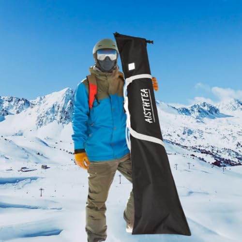 Aisthtea SKI-BAG-185CM-1680D Bag Snowboard Bag Ski Bag 1680D Waterproof And Wear-Resistant Polyester Adjustable Length Ski Sleeve Double Ski Boot Bagtravel Bag thumb #6