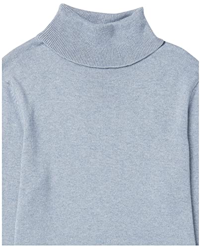 Amazon Essentials Women's Classic-Fit Lightweight Long-Sleeve Turtleneck Sweater (Available In Plus Size), Indigo Blue Heather, X-Large #TOP4