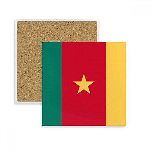 Dessous de verre en pierre de Cameroun, finition premium durable - 2