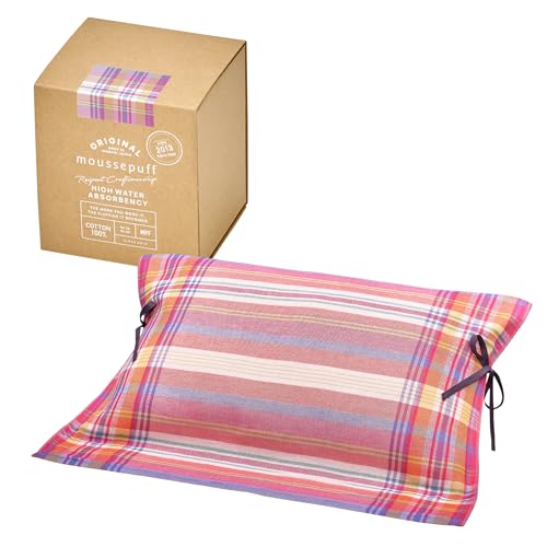 nishikawa 【 西川 】 今治 ピロータオル 枕カバー 65X65cm 綿100% ガーゼ & パイル ムースパフ ふんわりした寝心地 洗うたびふっくら 独自のパフィールコットンで しっかり吸水 やわらか 日本製 ピンク TT95333000