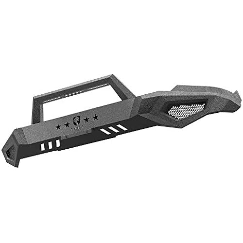 Tyger Auto TG-BP6D80368 Tyger FURY Front Bumper Kit Compatible with 2013-2018 Dodge Ram 1500; 2019-2024 1500 Classic (Excl Rebel & Warlock Trims) Textured Black Rock Crawler