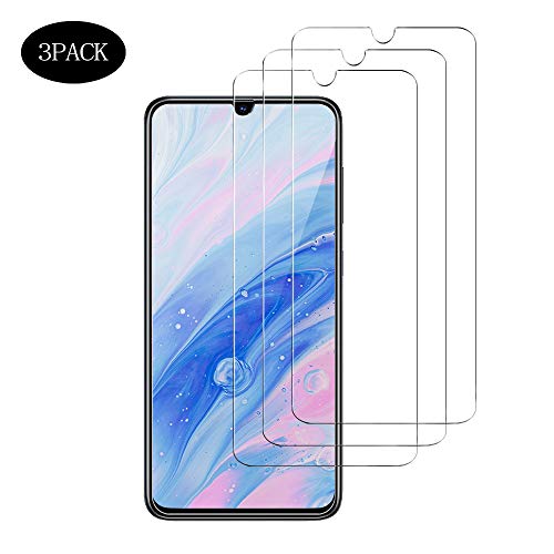 GUSODOR Galaxy A70 Panzerglas Schutzfolie, 9H Härte Smartphone Schutzfolie, Anti-Kratzen Anti-Bläschen Gehärtetes Glas Displayschutzfolie für Samsung A70 [3 Stück]