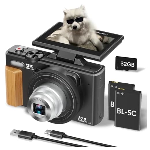 5K Digital Photography Camera with Zoom